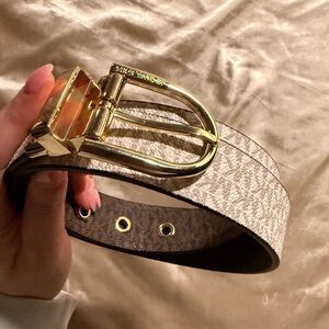 Michael Kors Gold Buckle Women's Belt